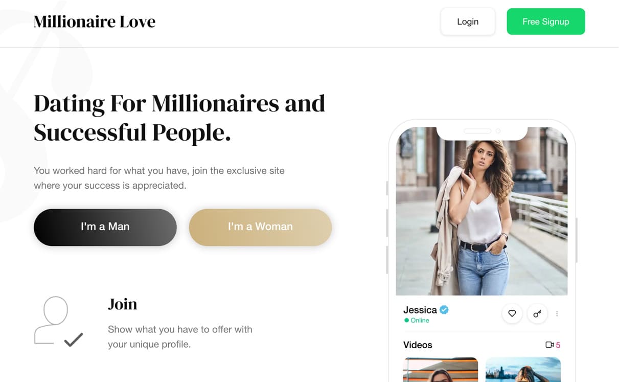 MillionaireLove Sugar Daddy Site